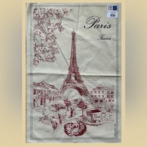 Paris France tea towel/wall hanging